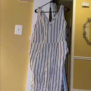 Striped jumpsuit